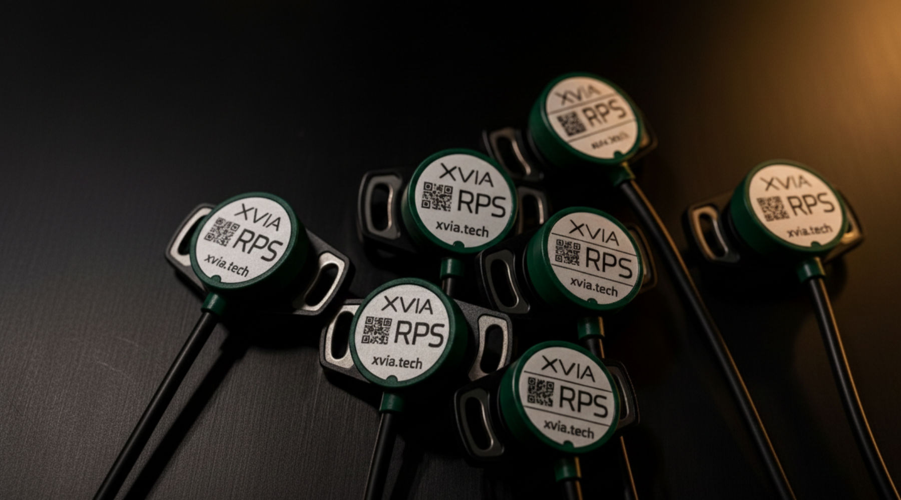 XVIA RPS sensor lineup on dark surface